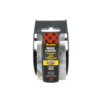 Scotch Box Lock Packaging Tape with Dispenser - 1.88" x 22.2 yd (48 mm x 20.3 m)-Designed for better box adhesion
