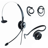 Jabra Casque écoute mono GN2124 avec câble à débranchement rapide 4 en-1-Le microphone suppresseur de bruit réduit les sons ambiants indésirables
