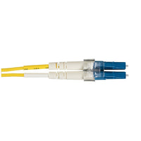 Black Box EFN310-001M-LCLC OS2 9-Micron Single-Mode Fiber Optic Patch Cable - OFNR PVC, LC-LC, Yellow, 1-m (3.2-ft.)-Fiber Optic Cable