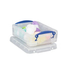 Really Useful Boxes 1.75L Storage Box, Clear-Material: Plastic