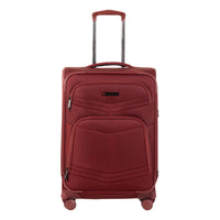 Air Canada Central 24" Softside Spinner Luggage - Burgundy-Constructed in durable Polyester