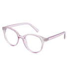 Gry Mattr  8+ Kids Blue Light Glasses - Plastic - Mod Round Cleo  -Provides blue light protection for use with digital devices such as computer screens, tablet PCs, smartphones, and television screens.
