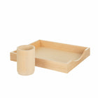 Gry Mattr Wood Pencil Cup - Beechwood-Natural finish