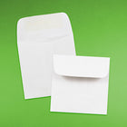 JAM Paper 2.38 x 2.38 Mini Square Envelopes, White, 100 Pack (203642g)-Opening: Square