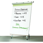 Staples Tri-Max Dual Purpose Easel, Flipchart Pad Retainer, Silver-Height is adjustable from 38" to 66"