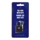 Habitu TSA Lock with 2 Keys - Black-Black