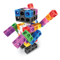 Learning Resources Mathlink Cube Big Builders - Multicolor - 200 Cubes + Build Guide-Boost imaginative and engineering skills with our bestselling mathlink® cubes!