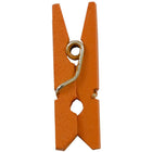 JAM Paper Wood Clothing Pin Clips, Small 7/8, Orange, 3 Packs of 50, 150 Total (230729133g)-5