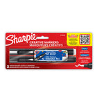 Marqueurs créatifs Sharpie - acryliques à base d’eau - pointe ronde - couleurs assorties - paquet de 2-Marqueurs créatifs avec une encre semblable à la peinture qui ne passe pas à travers le papier