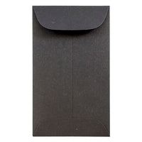 JAM Paper #3 Coin Envelopes, 2.5" x 4.25", Black, 50 Pack (356730544i)-Coin size envelopes