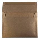 JAM Paper A6 Invitation Envelopes, 4.75 x 6.5, Stardream Metallic Bronze, 50 Pack (GCST652I)-Blank interior for personalized message