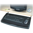 Kensington Under-Desk Keyboard Tray with SmartFit System-Extra-wide 26" keyboard tray with integrated mousing area that fits all standard keyboards