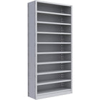 Metalware RK237 Boltless Shelving Unit, 10-Shelves, 36" x 18" x 76", Light Grey-Adjustable shelving system that provides high strength, yet economical storage capacity for your needs