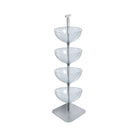 Azar Displays 4-Tier 16" Bowl Floor Display (751604)-Display fixture