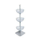 Azar Displays 3-Tier 16" Bowl Floor Display (751603)-Display fixture