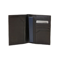 Ashlin Amsterdam Rfid Blocking Passport Wallet, Black-RFID Passport cover with card pockets and passport pocket. Our ASHLIN RFID blocking wallet provide protection to your credit cards that have a Pay pass feature or other cards with embedded IDs. Our Ashlin RFID products have a thin metallic layer built in