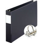 XtraLife 11" x 17" Slant-D Ring Binder, 2", Black-Slant D® rings hold 25% more sheets than standard round rings