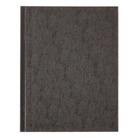 Blueline EcoLogix Executive Notebook - 9 1/4" x 7 1/4" - Black-150 Pages