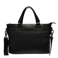 Karla Hanson 28032 Professional Unisex Prestige Leather Briefcase, Black-Black. Genuine leather