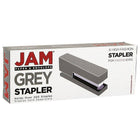 JAM Paper Office & Desk Sets, Stapler Pack of Staples, Grey and Black (3375GYBK)-Quantity: (1) Stapler, (1) Box of Staples (5000 ct)