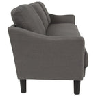 Flash Furniture Asti Upholstered Sofa - Dark Grey Fabric-Slanted Upholstered Arms
