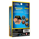 National Geographic Treasure Mini Dig Kit-Treasure chest-shaped dig brick contains either a pyrite specimen, aragonite, or tiger’s eye gemstone.