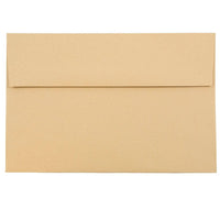 JAM Paper A8 Invitation Envelopes, 5.5 x 8.125, Ginger Brown Recycled, 250 Pack (49355H)-Ginger passport recycled envelope