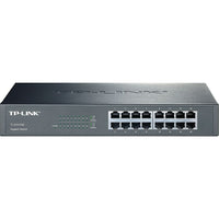 TP-LINK 16-Port Gigabit Desktop/Rackmount Switch (TL-SG1016D)-Innovative energy-efficient technology saves power up to 40%