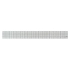 C-THRU 8ths Bevelled Ruler, Black 18”, 12 Pack-Black ink