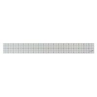 C-THRU 8ths Bevelled Ruler, Black 18”, 12 Pack-Black ink