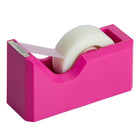 JAM Paper Office & Desk Sets, Stapler Tape Dispenser, Fuchsia (3378PI)-Our Staplers & Tape Dispensers are very sturdy and durable! Fashioned from High Quality Hard Plastic with a smooth finish & a weighted rubber base to prevent slipping