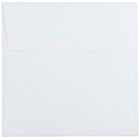 JAM Paper 5.5 x 5.5 Square Envelopes, White, 50 Pack (28415I)-Regular white square envelope