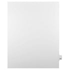 Mark Maker Legal Exhibit Index Tab White Single Tabs, 1/25th Cut, Letter Size, No Holes, Number 172, 25 Pack-White Single Tabs, 1/25th Cut