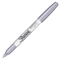 Sharpie Fine Tip Metallic - Silver (39013)-Permanent Marker