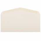 JAM Paper #10 Business Strathmore Envelopes - 4.125" x 9.5" - Natural White Linen - 50 Pack-Quantity: 50 envelopes per pack