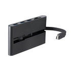 StarTech® – Adaptateur multiport USB-C avec HDMI et VGA, 3 x USB 3.0, SD, PD 3.0 -Alimentez simultanément l'adaptateur multiport et votre ordinateur portatif, à l'aide de l'adaptateur d'alimentation USB-C de votre ordinateur portatif (prise en charge de la spécification USB Power Delivery 3.0)
