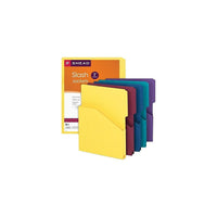 Smead 11-Point Slash-Style File Jackets, Assorted Colours, 5 Pack-Slash jackets are made of 11-point coloured stock