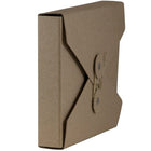 JAM Paper Portfolio with Button and String Closure, Small, 5.25" x 6.75" x 1", Brown Kraft, 5 Pack (6170201g)-Material: Chipboard