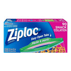 Ziploc Snack Bags, 90 Pack (SCJ70066)-Easy Open Tabs