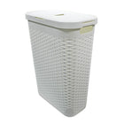 Modern Homes 40L Laundry Hamper - White-Durable and easy to clean