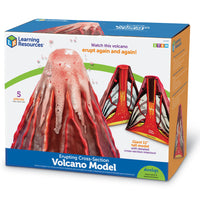 Learning Resources Erupting Cross-Section Volcano Model-Age group and grade: Ages 6 - 10 and grades 1st - 4th