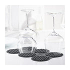 Trudeau Glass Drying Mat, 2 Pack-Fits 6 XL wine glasses