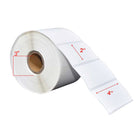 Premium Tape 4" x 2" (102 mm x 51 mm) Thermal Transfer Labels - 3" (76 mm) Core - 4 Rolls-White