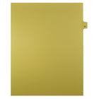Mark Maker Legal Exhibit Index Tab Buff Single Tabs, 1/25th Cut, Letter Size, No Holes, Number 31, 25 Pack-Buff Single Tabs, 1/25th Cut