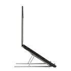 Targus AWE810GL Portable Adjustable Ergo Stand - Brushed Nickle-Folds flat for easy storing and portability