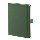 General Supply Goods + Co – Cahier à Couverture Rigide PU – Ligné – 256 Feuilles – Vert-256 pages bordées