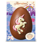 Thorntons Milk Chocolate Unicorn Easter Egg - 151g-Hollow Milk Chocolate Egg with White Chocolate, Dark Chocolate and Pink Coloured Decoration