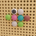 Flash Furniture Bright Beginnings Commercial Grade 64 Piece Jumbo Peg Accessory Pack for Modular STEAM Walls - Pastel Multicolor-Perfect for Daycares, Preschools and Early Learning Centers
