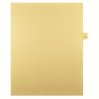 Mark Maker Legal Tabs - Letter Size - Buff - 1/25th cut - 25 tabs per package - 5 packages Pack - Number 109-Buff Single Tabs
