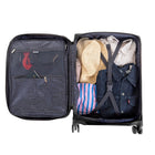 Air Canada Central Collection 24" Softside Spinner Luggage - Black-Integrated 3-digits TSA lock